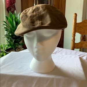 Stetson brown newsboy hat